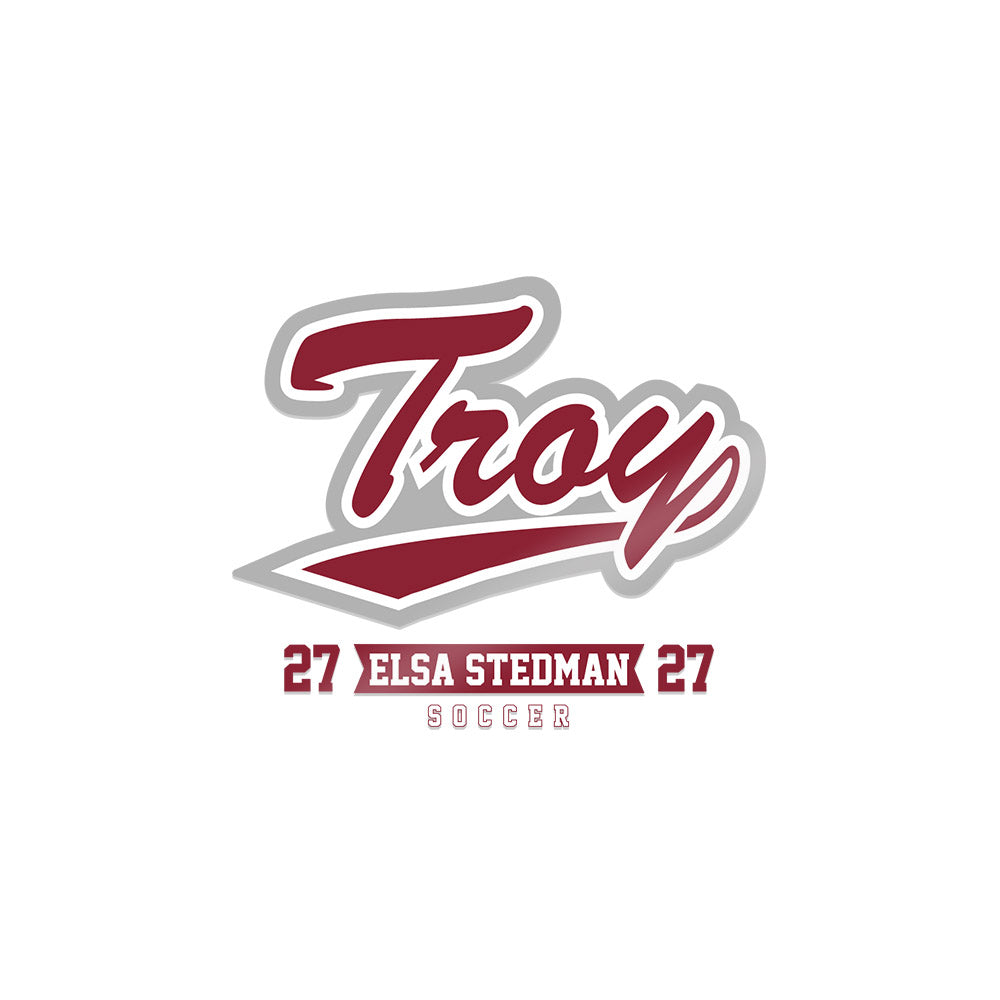 Troy - NCAA Women's Soccer : Elsa Stedman - Sticker-0