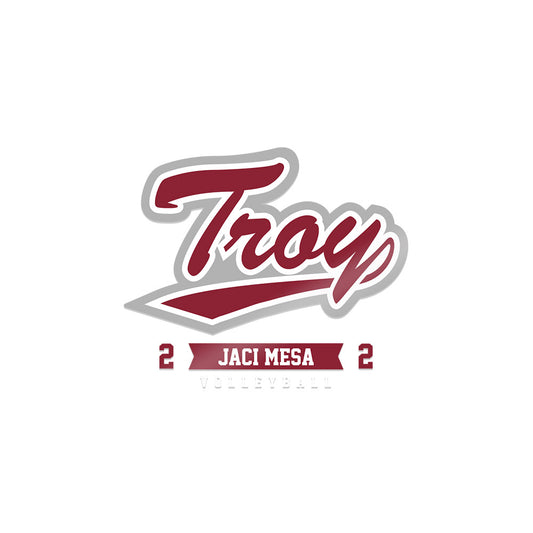 Troy - NCAA Women's Volleyball : Jaci Mesa - Sticker-0