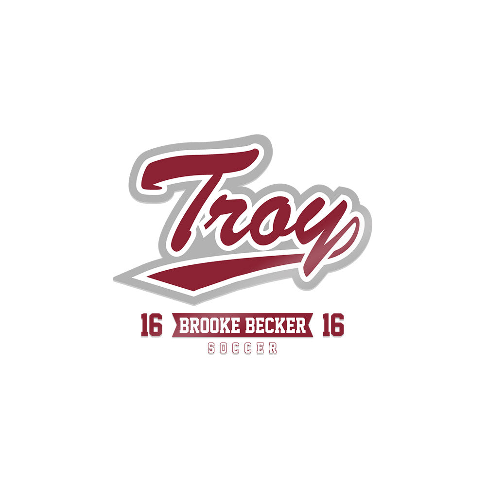 Troy - NCAA Women's Soccer : Brooke Becker - Sticker-0