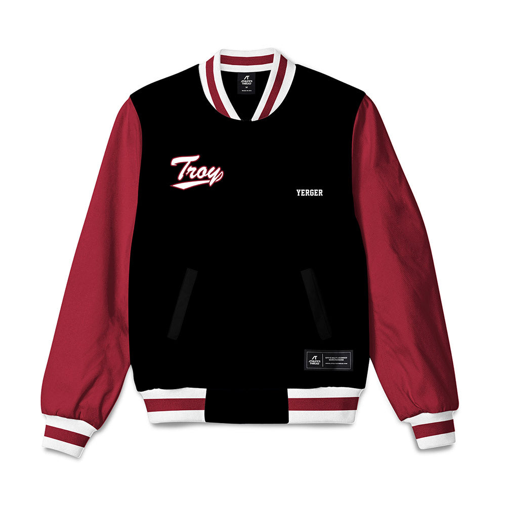 Troy - NCAA Men's Golf : Grant Yerger - Bomber Jacket-0