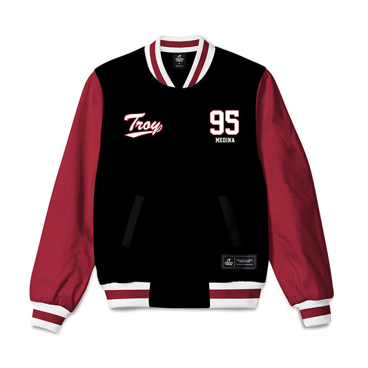 Troy - NCAA Football : Luis Medina - Bomber Jacket