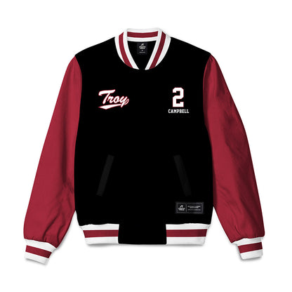 Troy - NCAA Men's Basketball : Cobi Campbell - Bomber Jacket-0