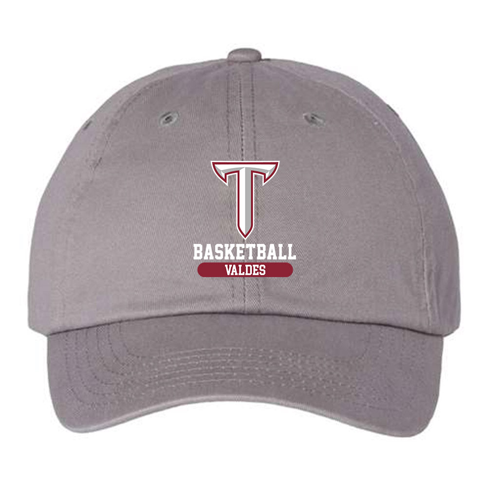 Troy - NCAA Men's Basketball : Victor Valdes - Dad Hat-0