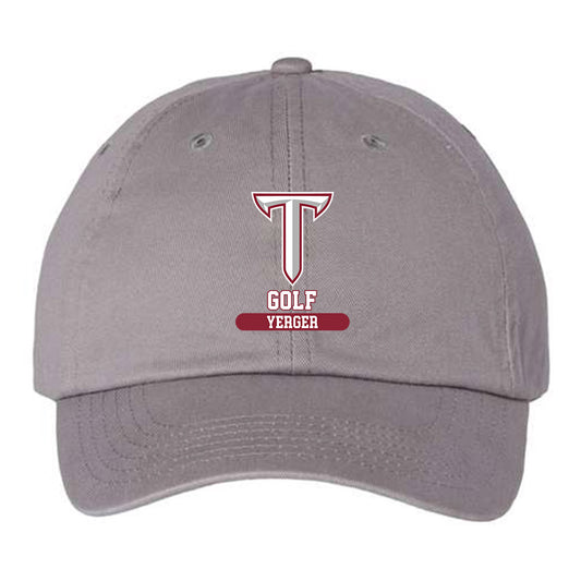 Troy - NCAA Men's Golf : Grant Yerger - Dad Hat-0