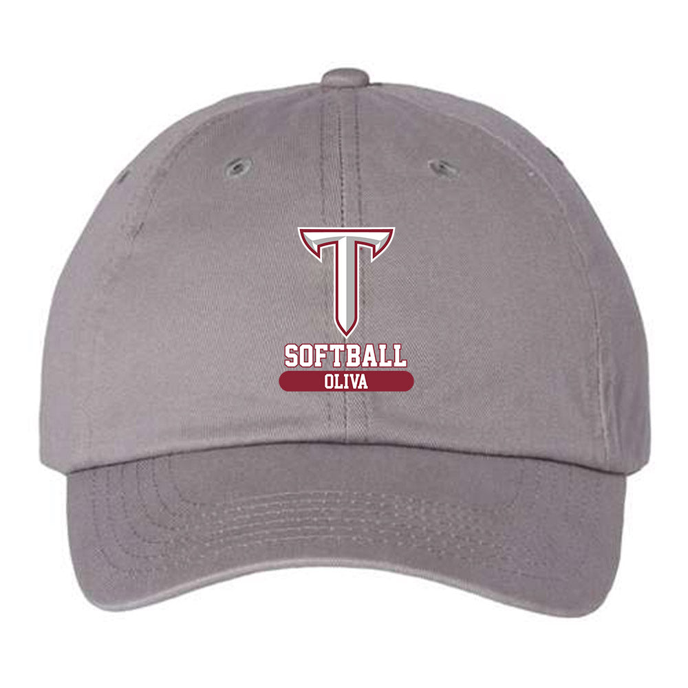 Troy - NCAA Softball : Caiden Oliva - Dad Hat-0