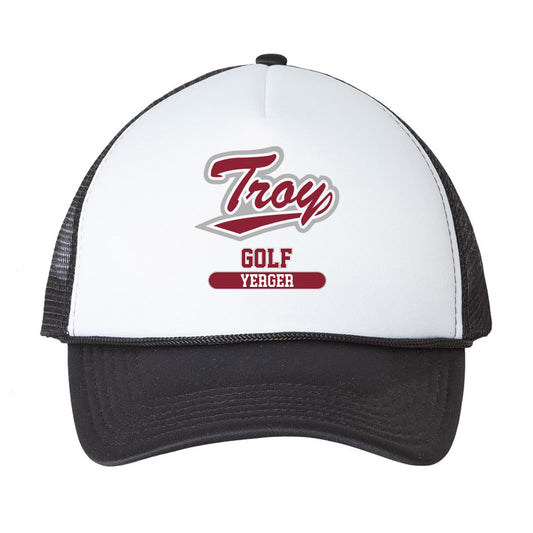 Troy - NCAA Men's Golf : Grant Yerger - Trucker Hat-0