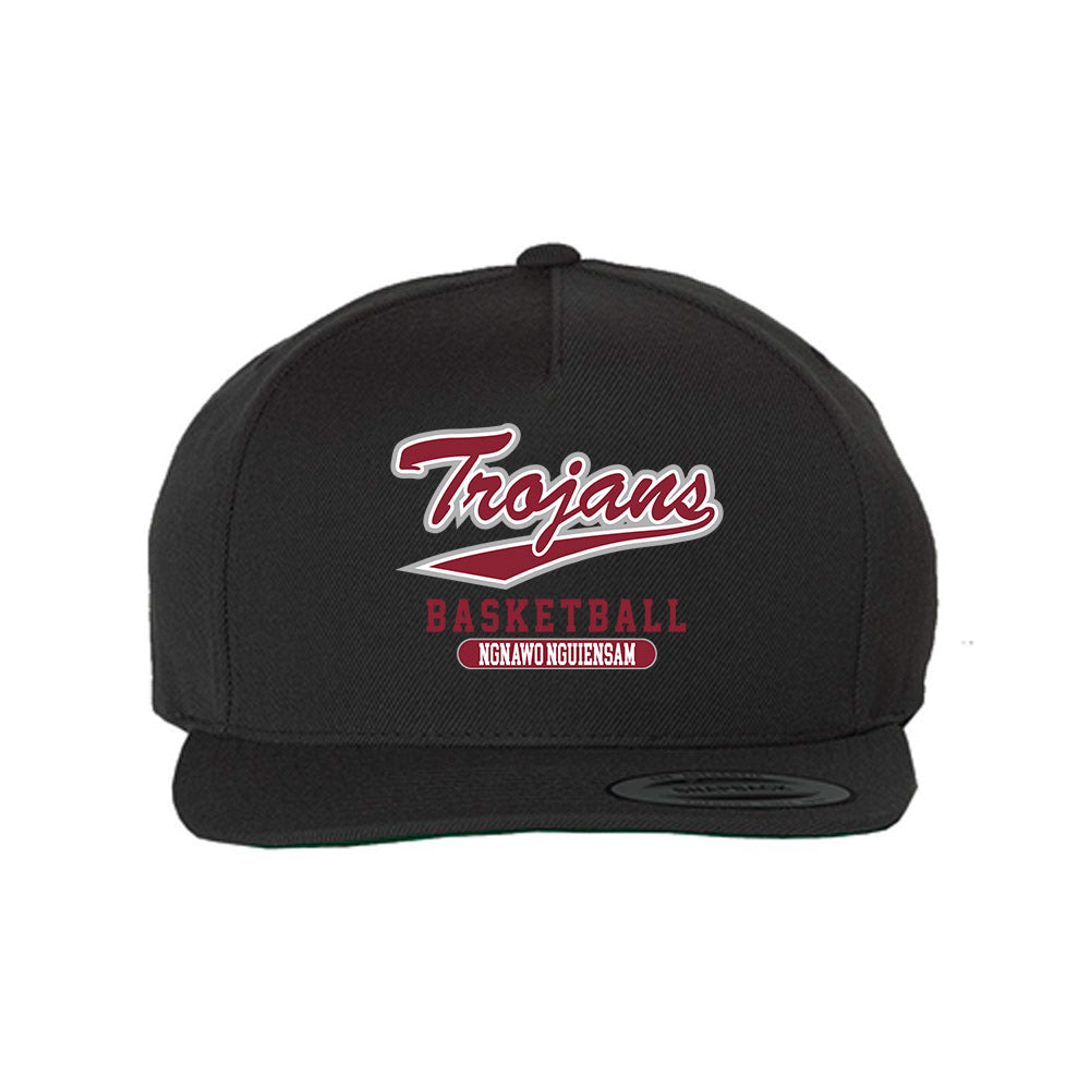 Troy - NCAA Women's Basketball : Maeva de la Fortuna Ngnawo Nguiensam - Snapback Hat-0