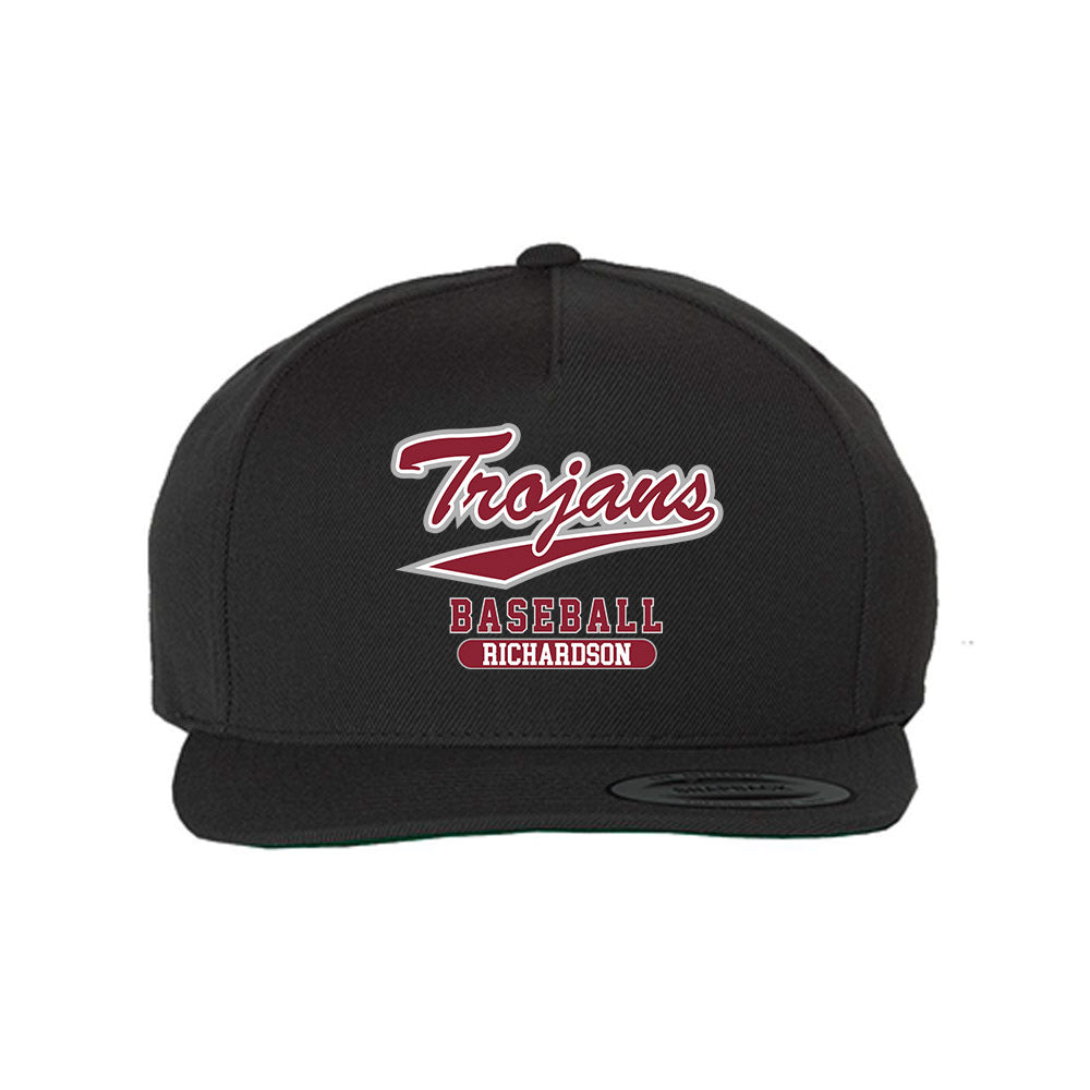 Troy - NCAA Baseball : Brady Richardson - Snapback Hat-0