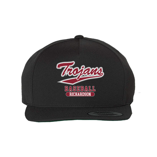 Troy - NCAA Baseball : Brady Richardson - Snapback Hat-0