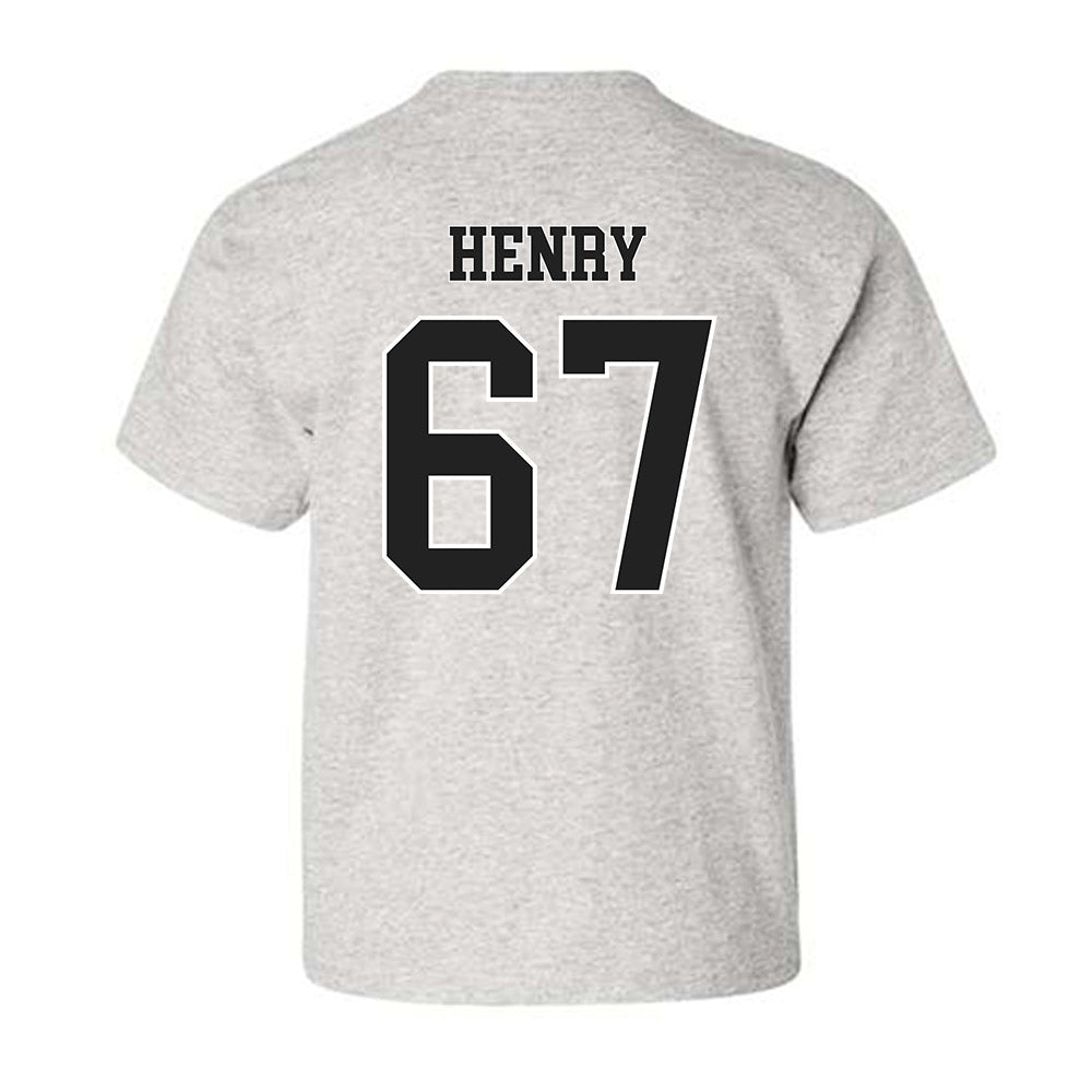 Troy - NCAA Football : Matt Henry - Classic Shersey Youth T-Shirt-1