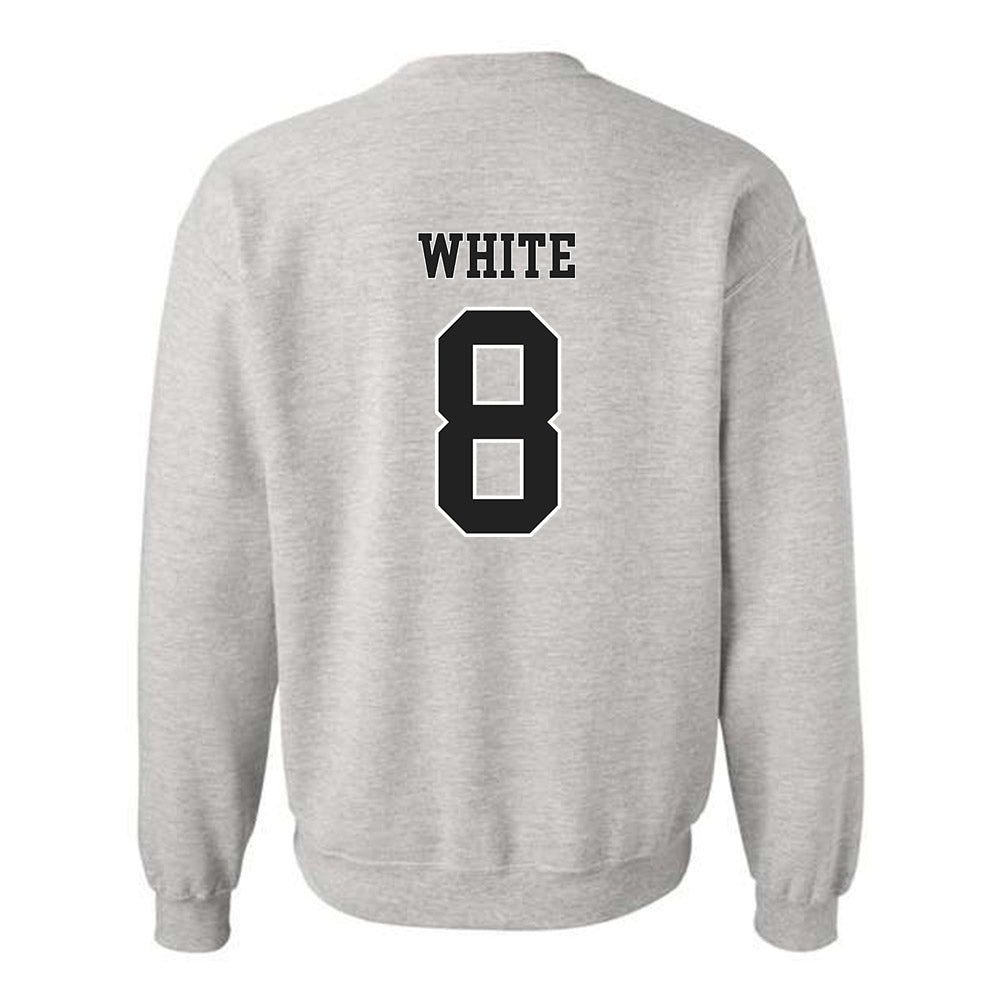 Troy - NCAA Football : jaquez white - Classic Shersey Crewneck Sweatshirt-1