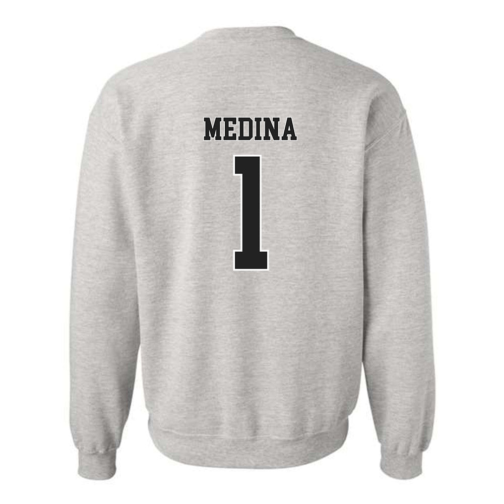 Troy - NCAA Football : Luis Medina - Classic Shersey Crewneck Sweatshirt-1