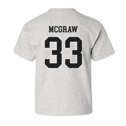 Troy - NCAA Baseball : Ty McGraw - Classic Shersey Youth T-Shirt-1