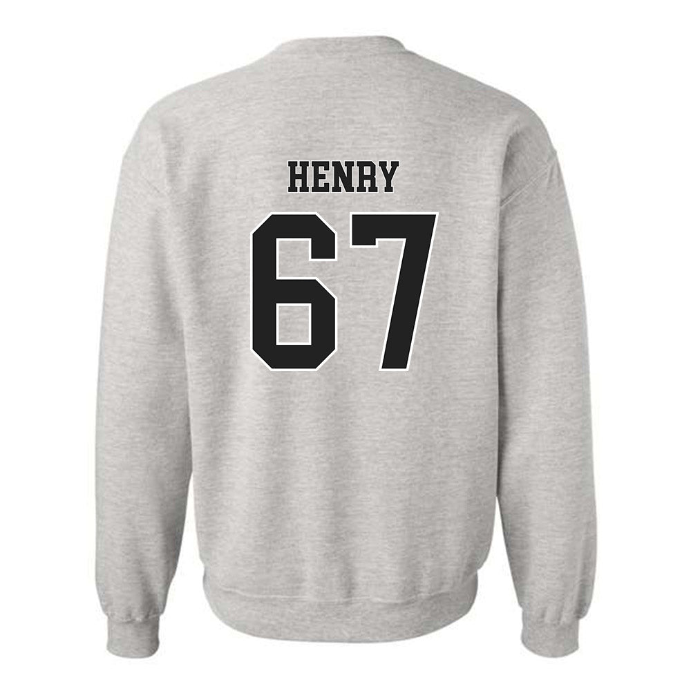 Troy - NCAA Football : Matt Henry - Classic Shersey Crewneck Sweatshirt-1