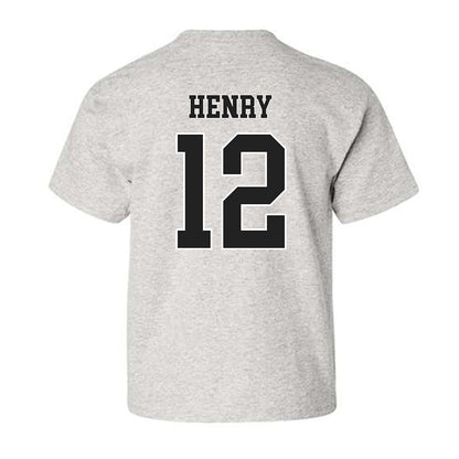 Troy - NCAA Football : Trent Henry - Classic Shersey Youth T-Shirt-1