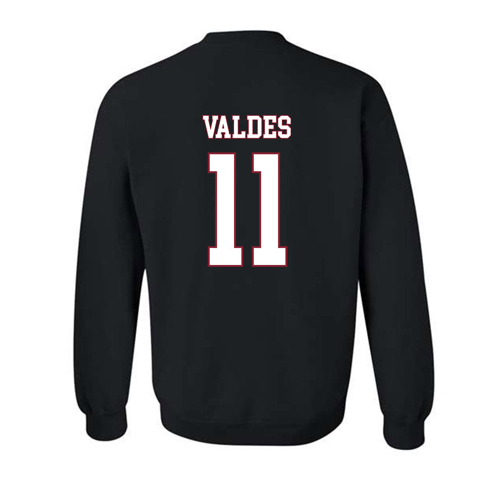 Troy - NCAA Men's Basketball : Victor Valdes - Classic Shersey Crewneck Sweatshirt-1