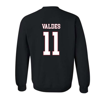 Troy - NCAA Men's Basketball : Victor Valdes - Classic Shersey Crewneck Sweatshirt-1
