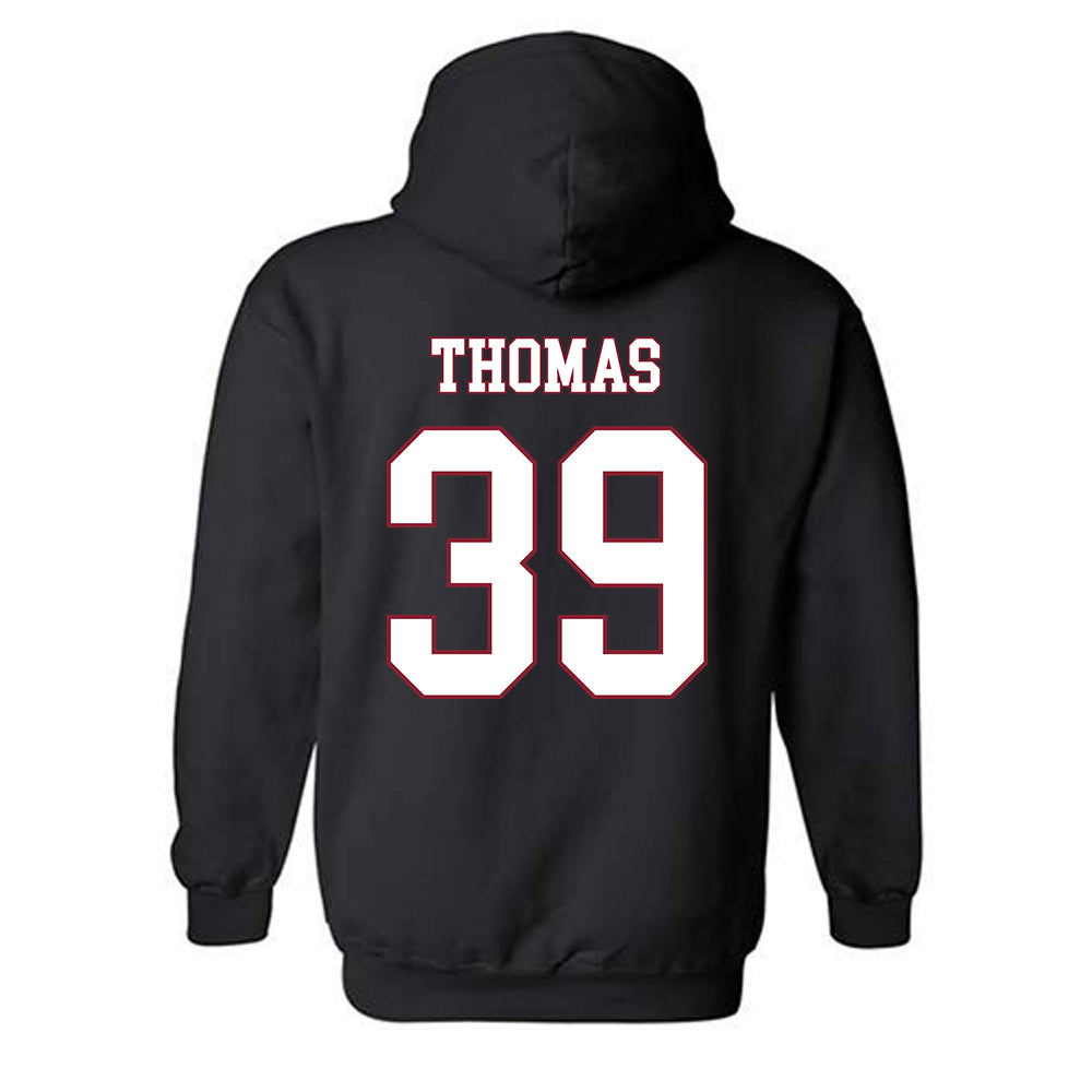 Troy - NCAA Football : JaQueraius Thomas - Classic Shersey Hooded Sweatshirt-1
