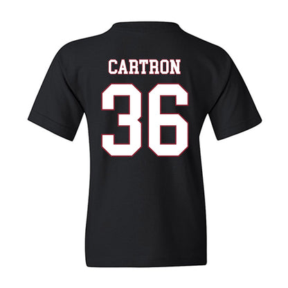 Troy - NCAA Baseball : Chase Cartron - Classic Shersey Youth T-Shirt-1