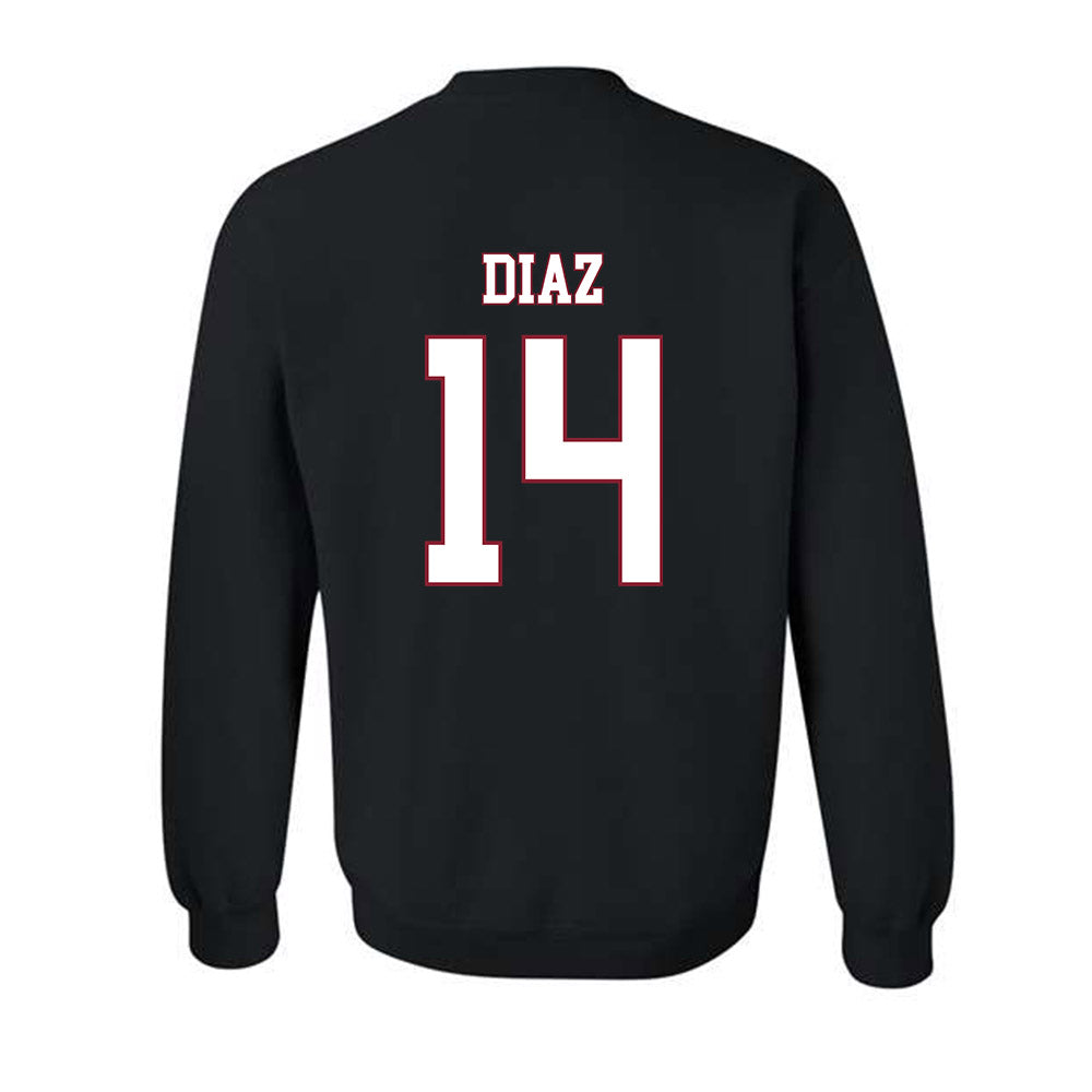 Troy - NCAA Baseball : Zaid Diaz - Classic Shersey Crewneck Sweatshirt-1