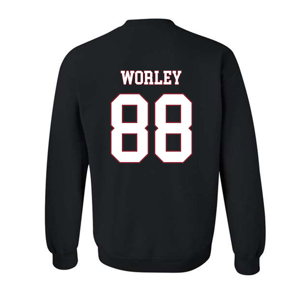 Troy - NCAA Football : Jackson Worley - Classic Shersey Crewneck Sweatshirt-1