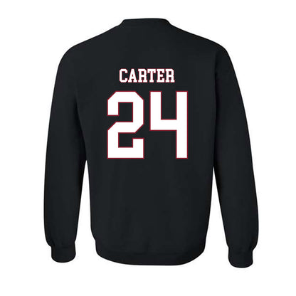 Troy - NCAA Football : Rondell Carter - Classic Shersey Crewneck Sweatshirt-1
