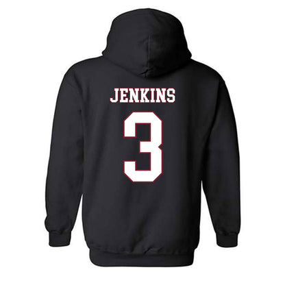 Troy - NCAA Women's Basketball : Emani Jenkins - Classic Shersey Hooded Sweatshirt-1