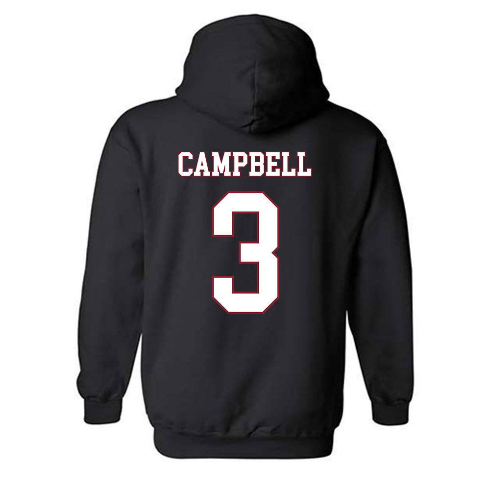Troy - NCAA Men's Basketball : Cooper Campbell - Classic Shersey Hooded Sweatshirt-1