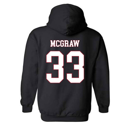 Troy - NCAA Baseball : Ty McGraw - Classic Shersey Hooded Sweatshirt-1