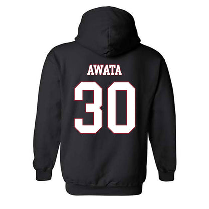 Troy - NCAA Men's Basketball : Hikaru Awata - Classic Shersey Hooded Sweatshirt-1