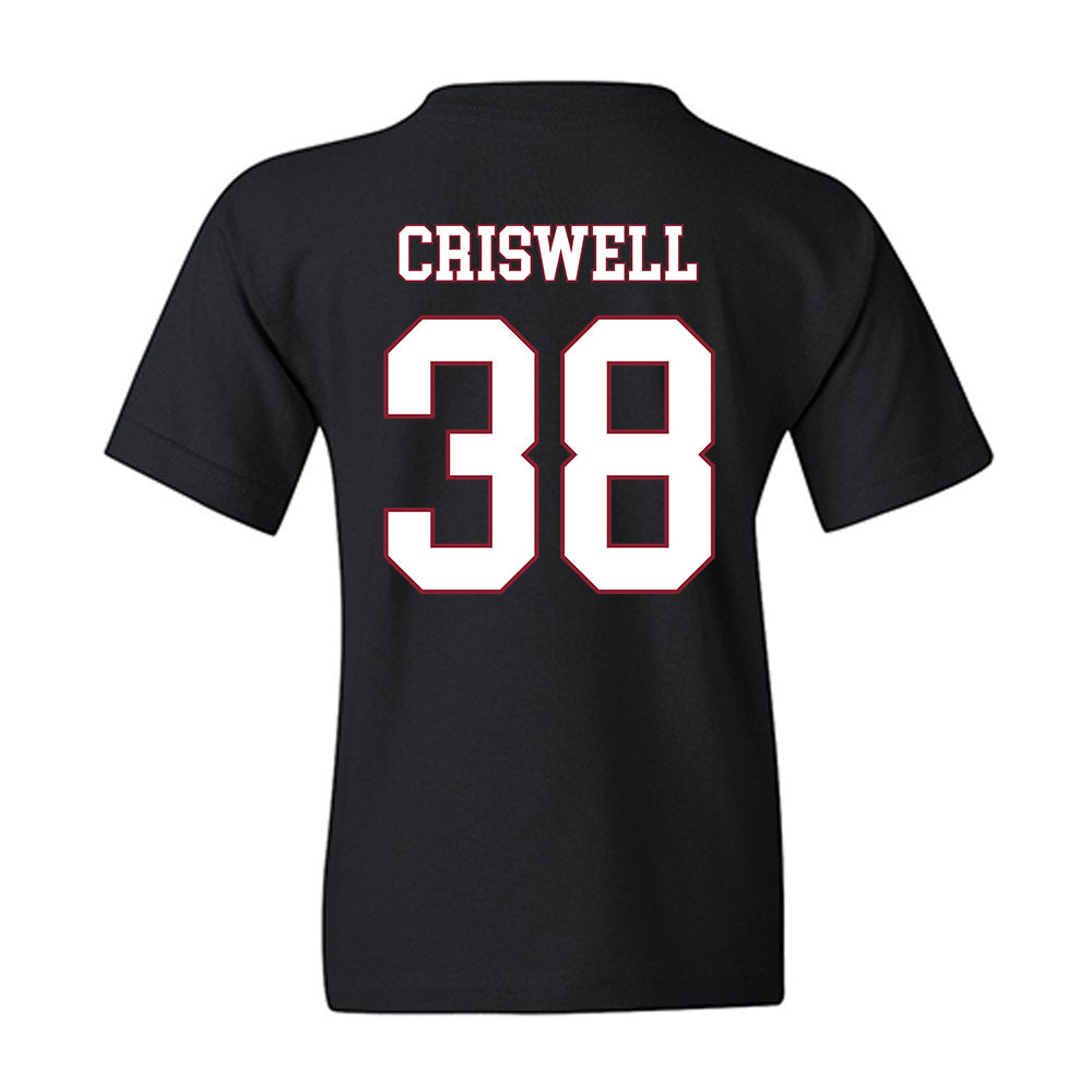 Troy - NCAA Baseball : Nate Criswell - Classic Shersey Youth T-Shirt-1