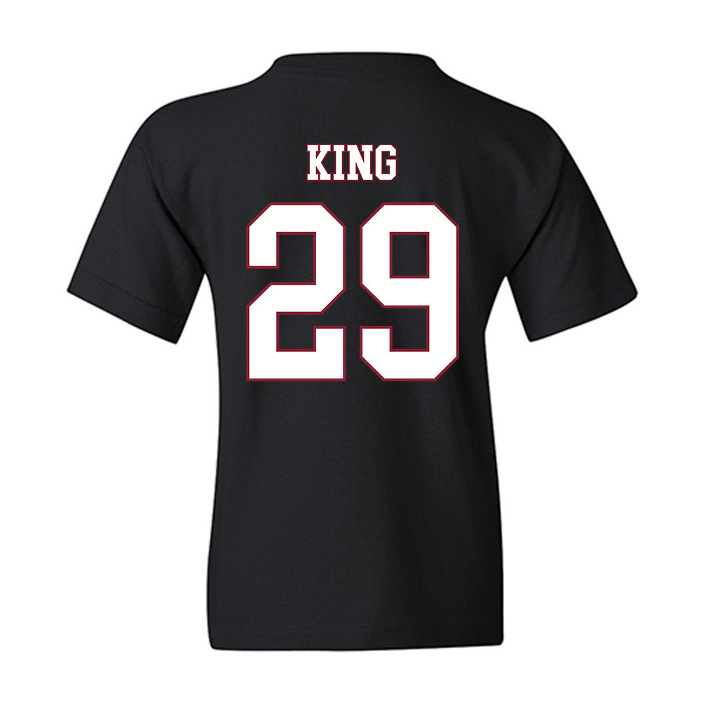 Troy - NCAA Baseball : Dylan King - Classic Shersey Youth T-Shirt-1