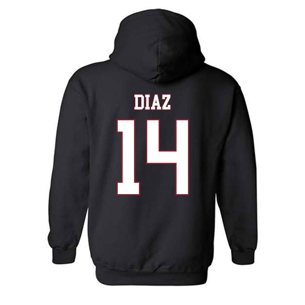 Troy - NCAA Baseball : Zaid Diaz - Classic Shersey Hooded Sweatshirt-1