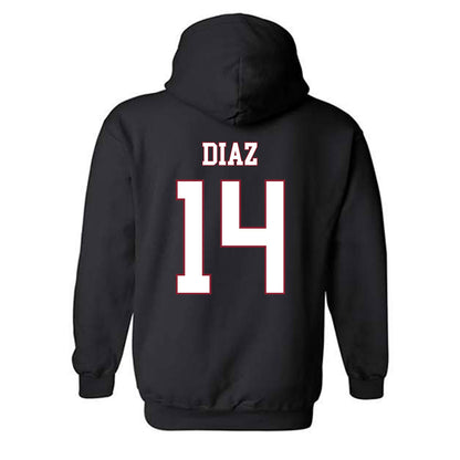 Troy - NCAA Baseball : Zaid Diaz - Classic Shersey Hooded Sweatshirt-1