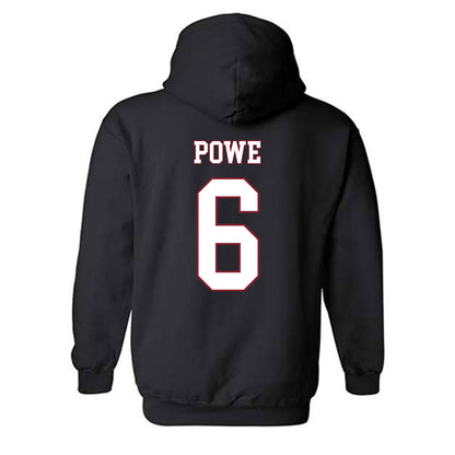 Troy - NCAA Football : Justin Powe - Classic Shersey Hooded Sweatshirt-1