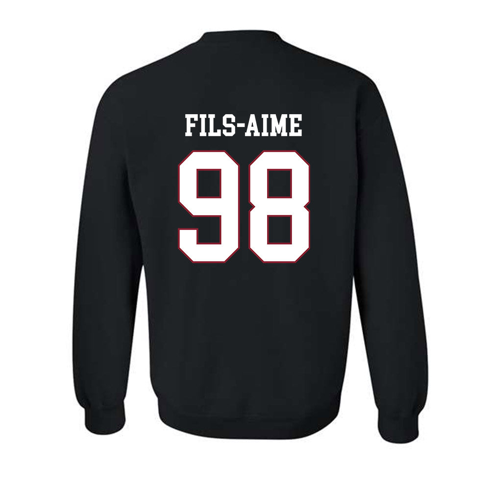 Troy - NCAA Football : Jamel Fils-Aime - Classic Shersey Crewneck Sweatshirt-1