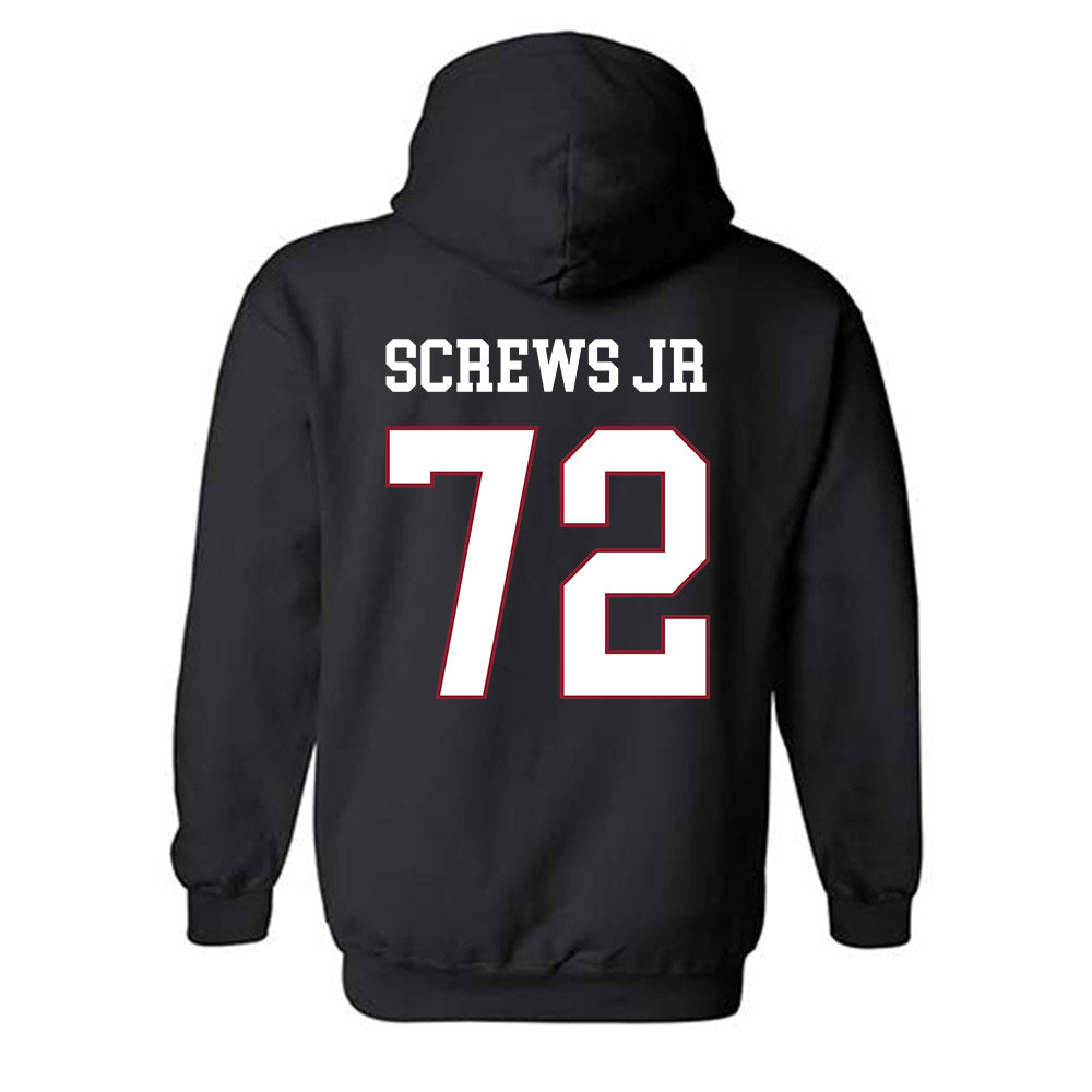 Troy - NCAA Football : Patrick Screws Jr - Classic Shersey Hooded Sweatshirt-1