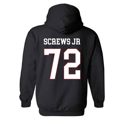 Troy - NCAA Football : Patrick Screws Jr - Classic Shersey Hooded Sweatshirt-1