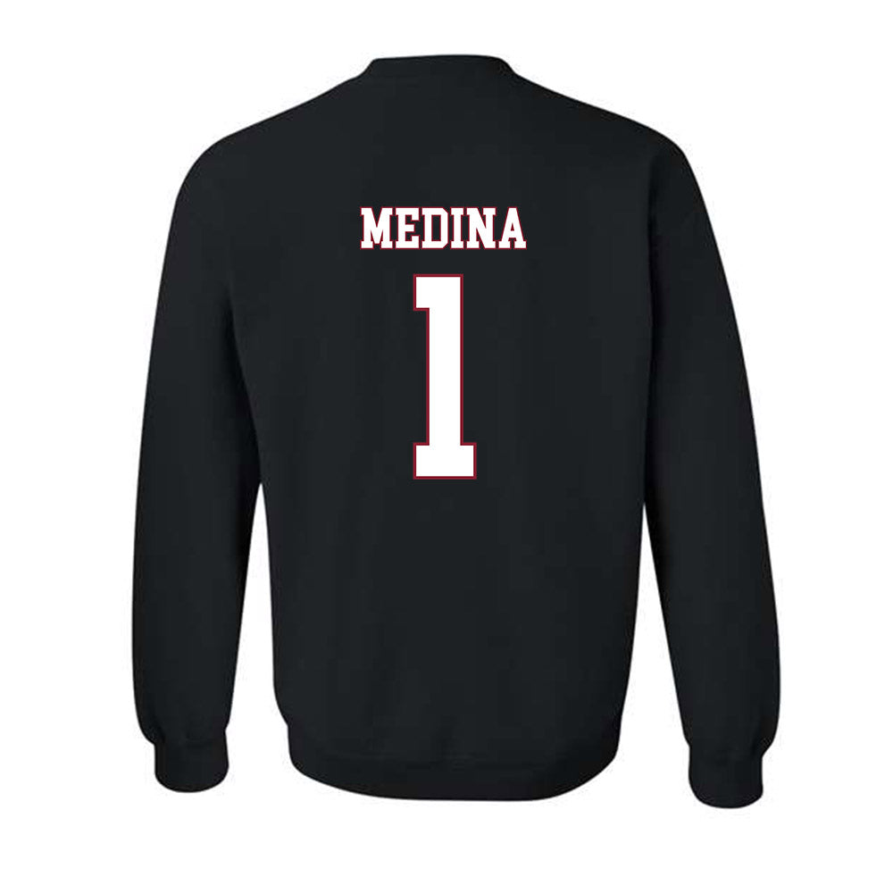 Troy - NCAA Football : Luis Medina - Classic Shersey Crewneck Sweatshirt-1