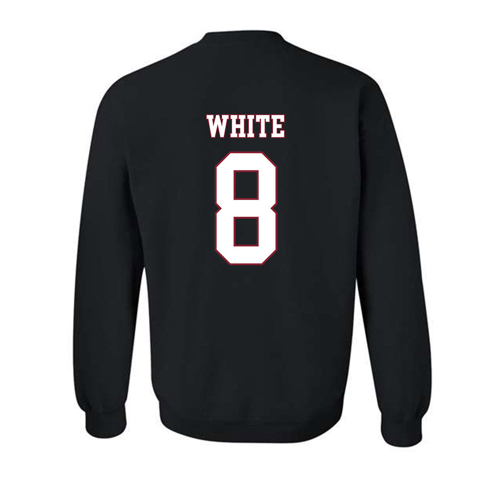 Troy - NCAA Football : jaquez white - Classic Shersey Crewneck Sweatshirt-1