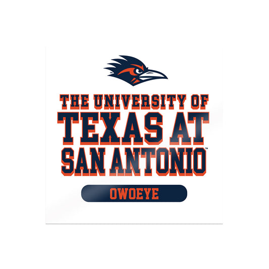 UTSA - NCAA Football : Michael Owoeye - Sticker-0