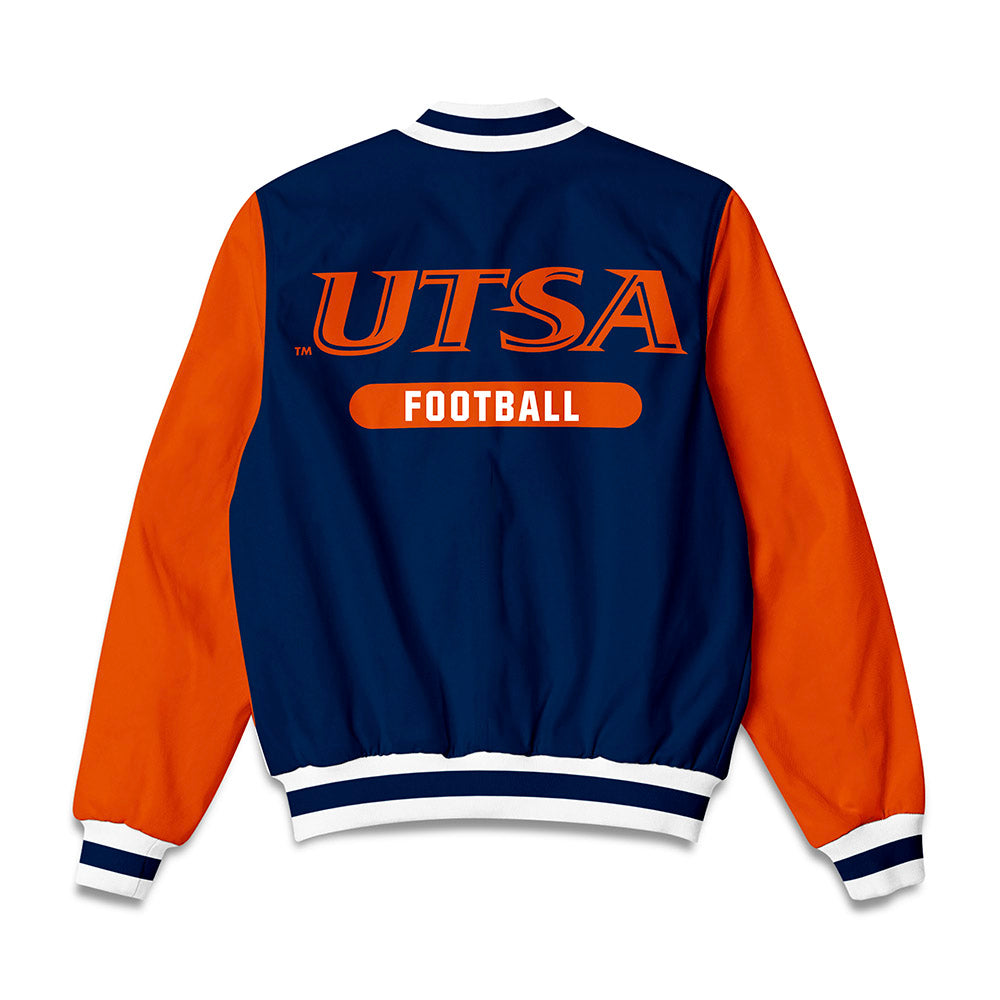 UTSA - NCAA Football : Syrus Dumas - Bomber Jacket