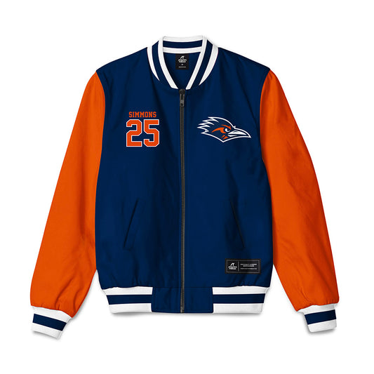 UTSA - NCAA Baseball : Sam Simmons - Bomber Jacket-0