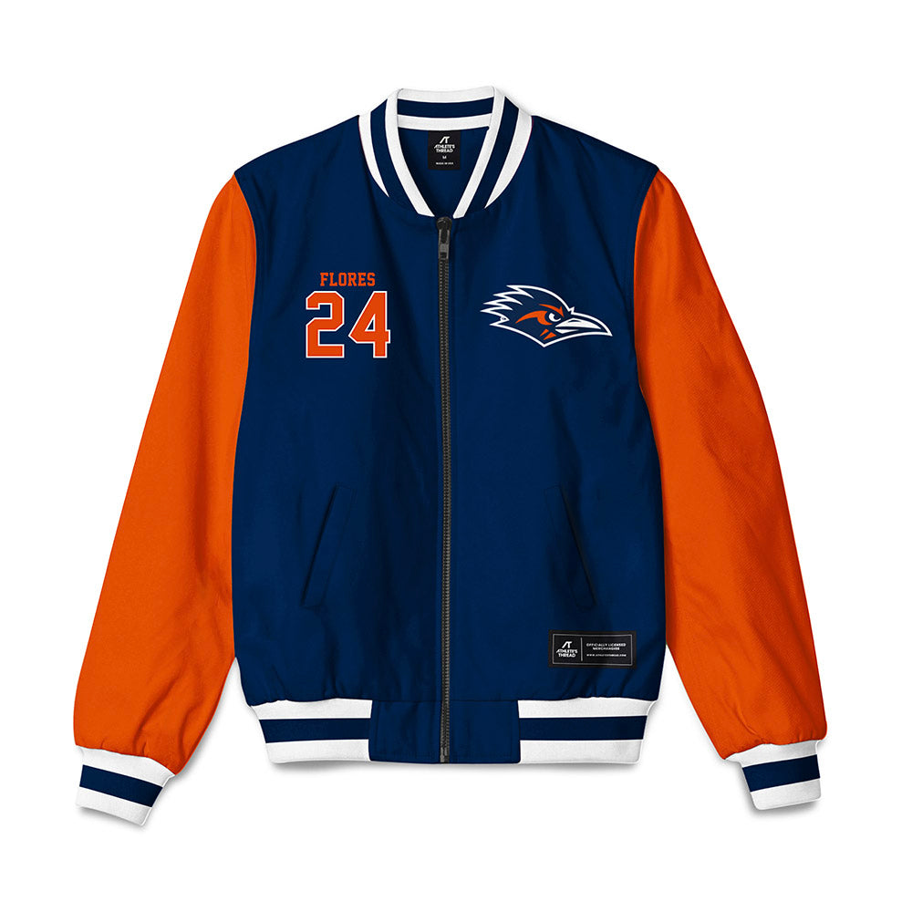 UTSA - NCAA Baseball : Ryan Flores - Bomber Jacket-0
