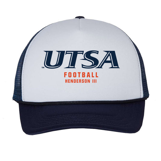 UTSA - NCAA Football : Will Henderson III - Trucker Hat-0