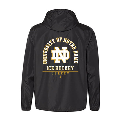 Notre Dame - NCAA Men's Ice Hockey : Jimmy Jurcev - Windbreaker