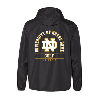 Notre Dame - NCAA Women's Golf : Jordan Levitt - Windbreaker-1