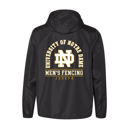 Notre Dame - NCAA Men's Fencing : Dominic Joseph - Windbreaker