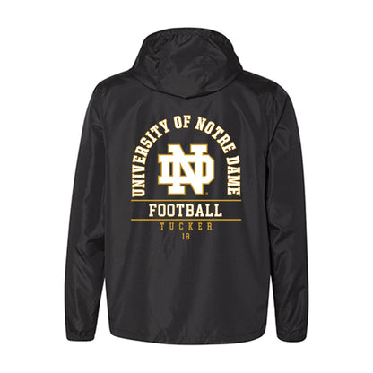Notre Dame - NCAA Football : Chance Tucker - Windbreaker-1