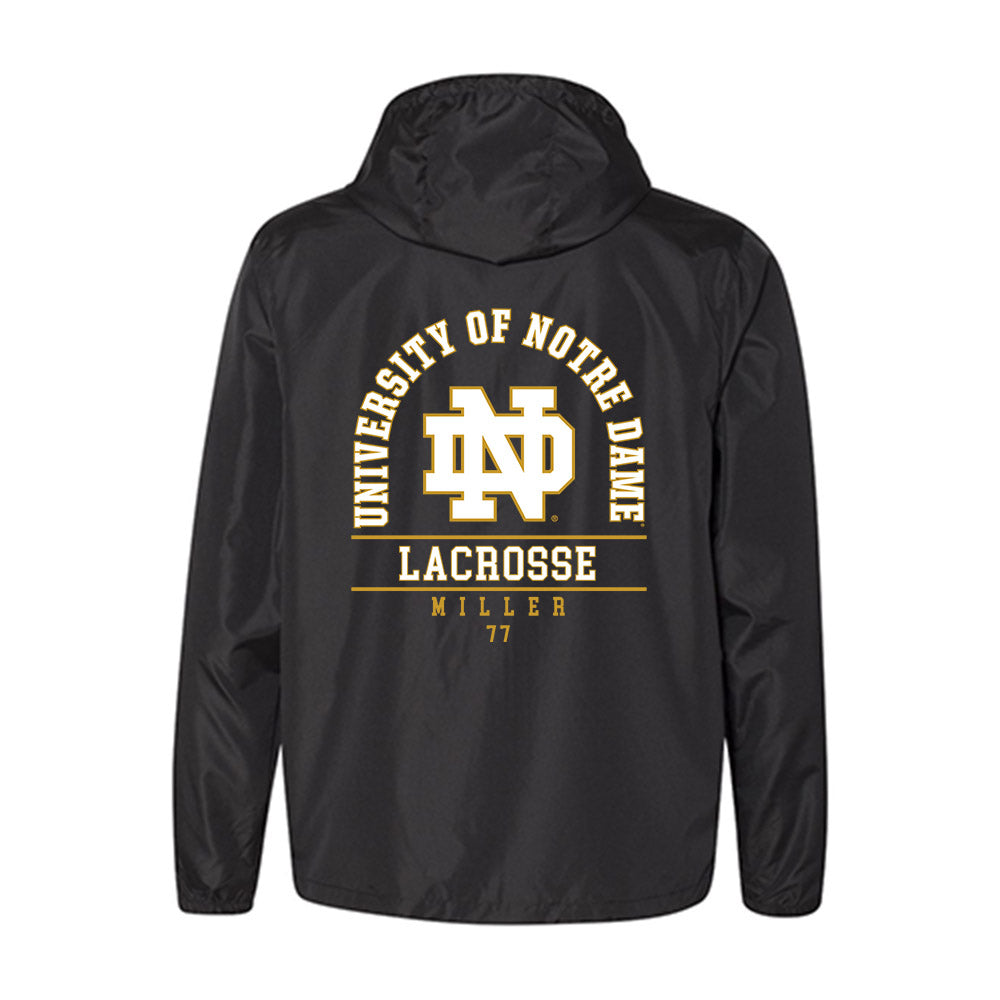 Notre Dame - NCAA Men's Lacrosse : Luke Miller - Windbreaker